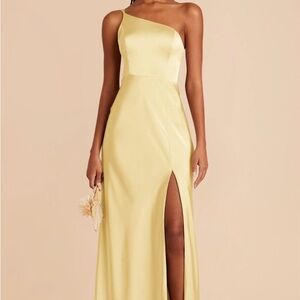 Birdy Grey - Kensie Dress - Matte Satin Lemon Sorbet